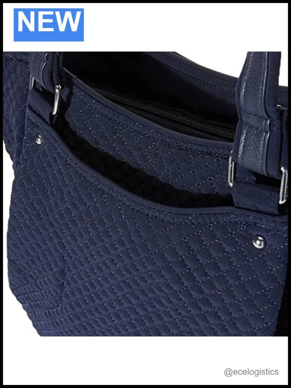 Vera Bradley Glenna Satchel Purse Microfiber Lightweight Polyester Shoulder Bag